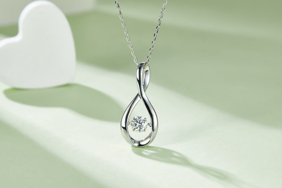 Geometric Moissanite Necklace