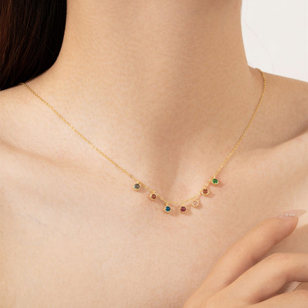S925 Sterling Silver Diamond Necklace