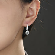 Round Moissanite Stud Earrings | S925 Silver