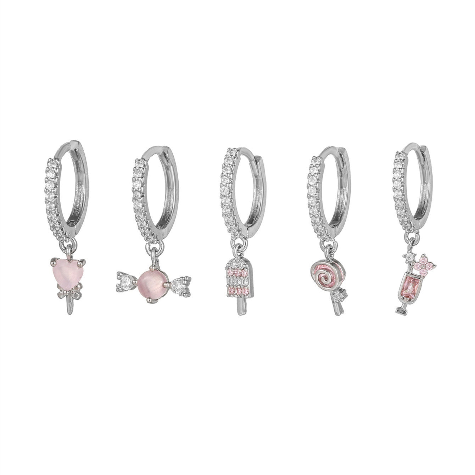 Light Luxury Snake Shaped Earring Set