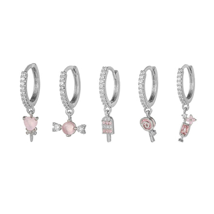 Light Luxury Snake Shaped Earring Set