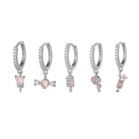 Light Luxury Snake Shaped Earring Set