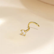 Crystal Nose Ring S925 Silver