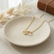 Clover Pave Ring Necklace | 18K Gold-Plated 925 Silver | Women's