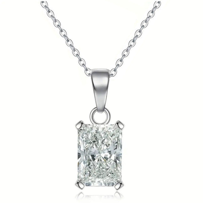 Square Diamond Necklace