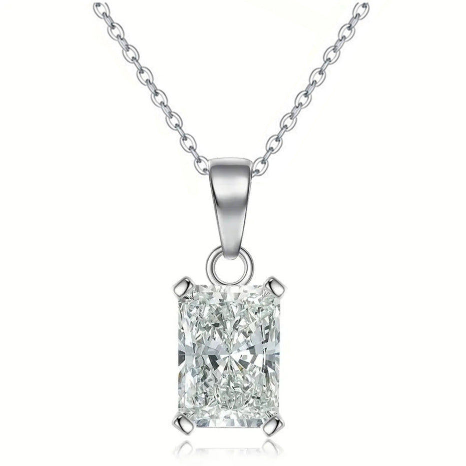 Square Diamond Necklace
