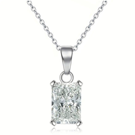 Square Diamond Necklace