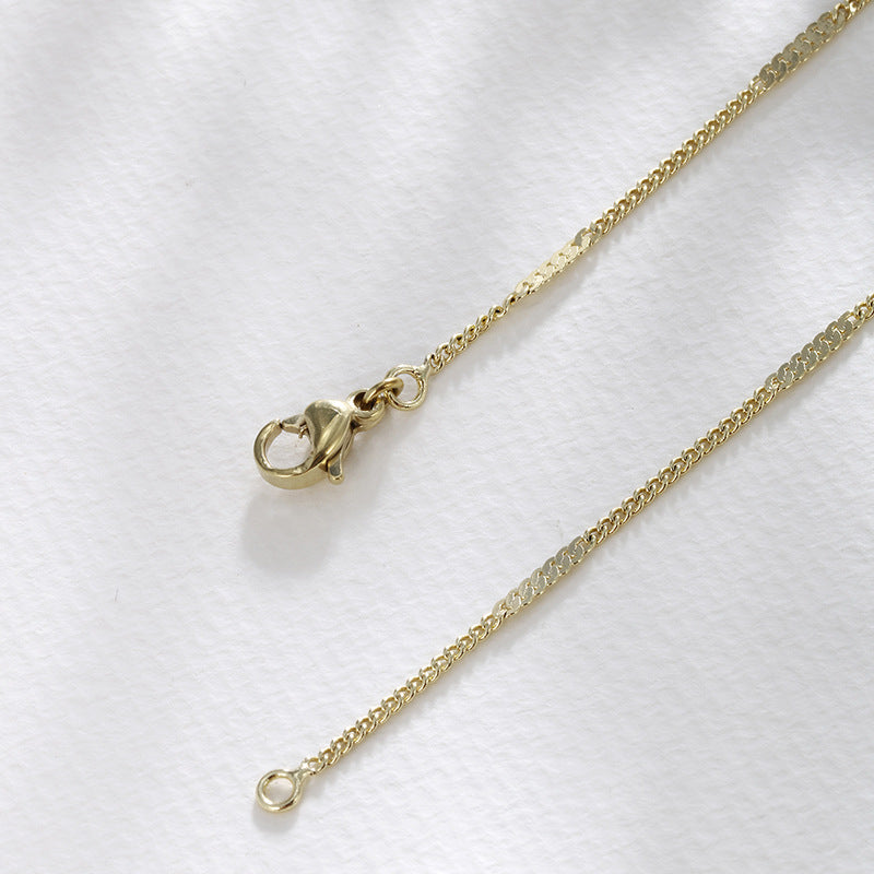 Simple Bone Chain Choker Necklace for Women