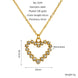 Titanium Steel Love Diamond Necklace