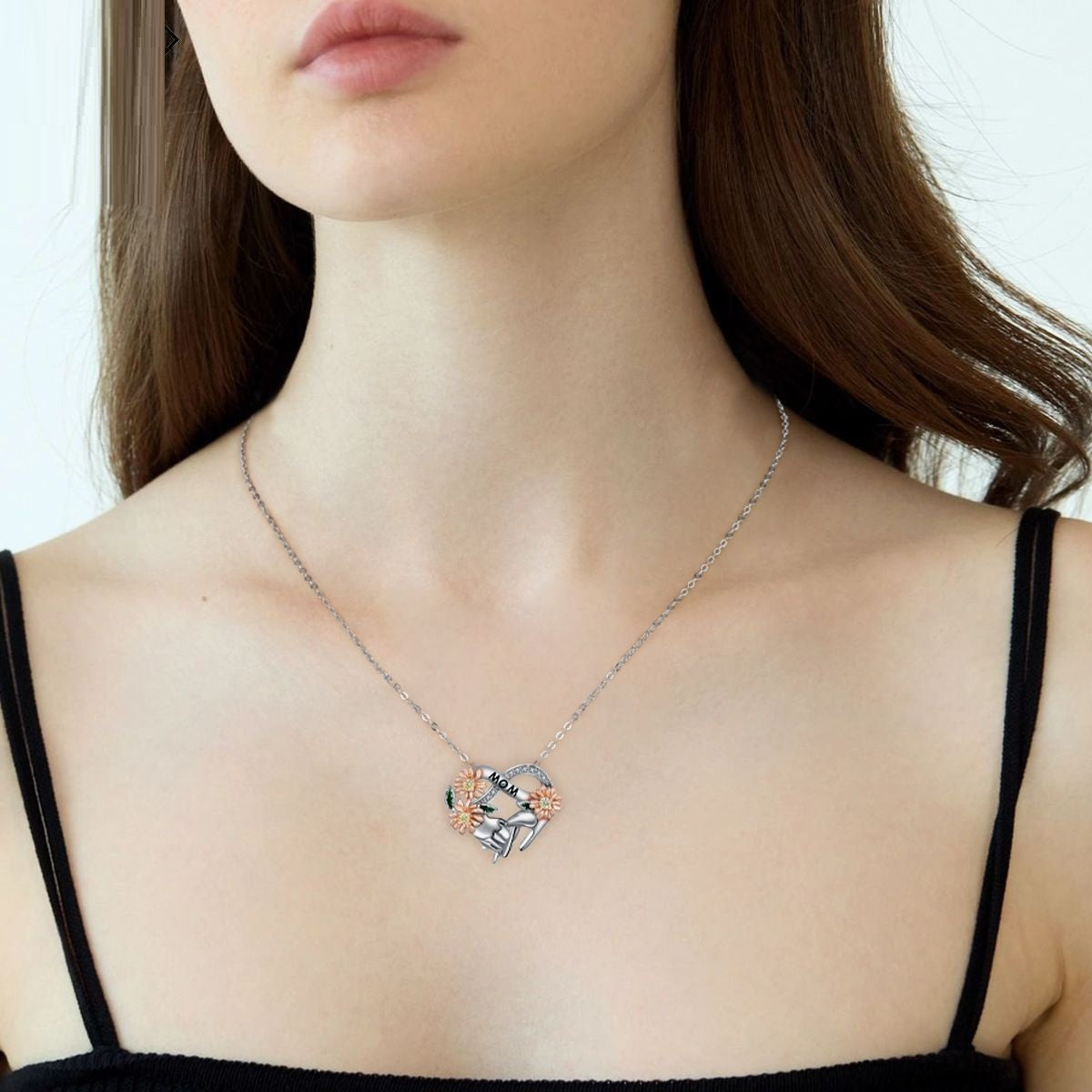 Fashion European And American Style Heart-shaped Necklace