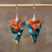 Bold Ethnic Style Geometric Earrings